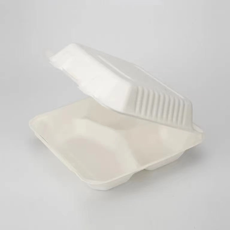 8吋餐盒(三格) / 200件 / 200 x 220 x 77(mm)